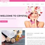 Crystal hair beaty laser wordpress theme