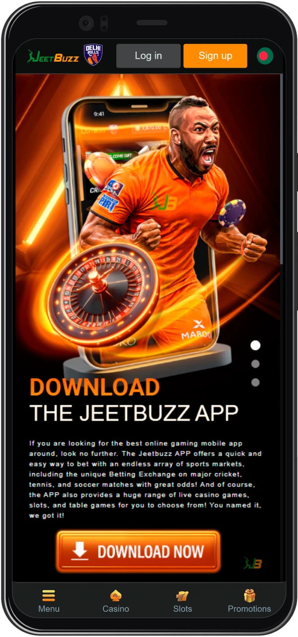 Read the instructions on how to find the mobile app section on the JeetBuzz website.
